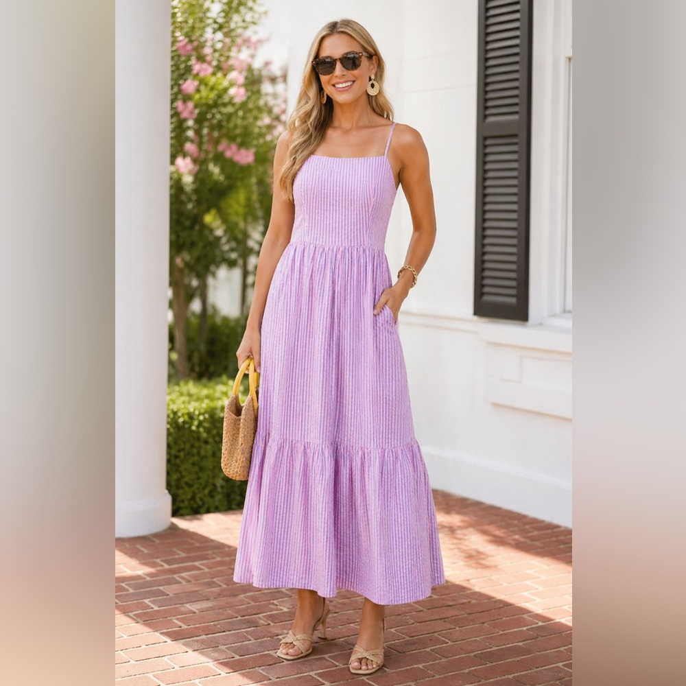 NWT DIZZY LIZZY Tiered Maxi Dress